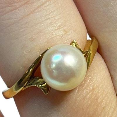Victorian 14k Gold and Pearl Ring