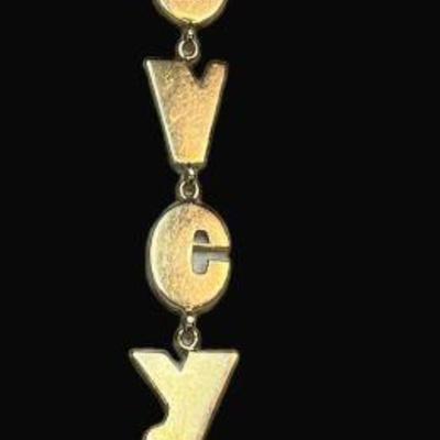 14k Gold "I Love You" Bracelet