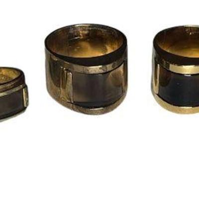 Five Semi Precious Stone Rings
