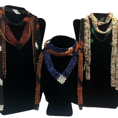 Large Collection Semi Precious Stone Necklaces