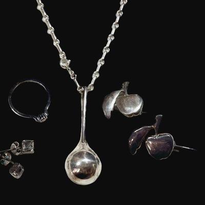 Collection Danish Silver and Sterling Silver Jewelry