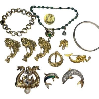 Collection Nautical Costume Jewelry, SWAROVSKI, ANNA HEID