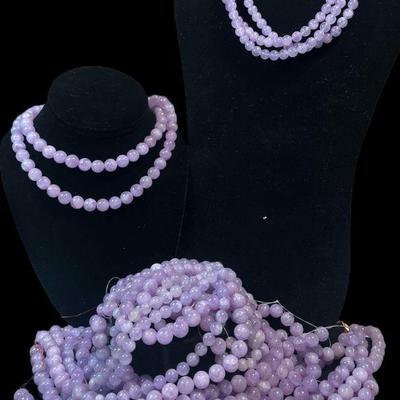 Collection Pale Amethyst Ball Strands