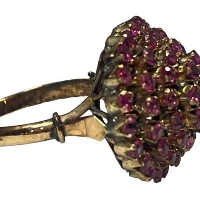 14k Gold and Ruby Ring