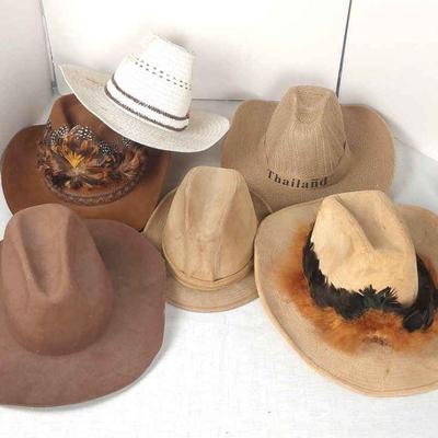 Cowboy Hats Collection of 6