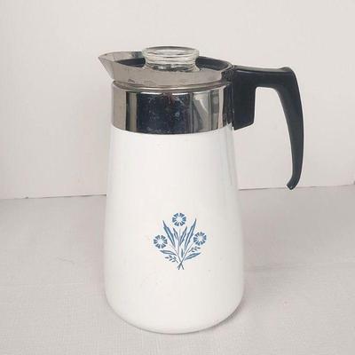 Corning Ware Cornflower Blue Percolator