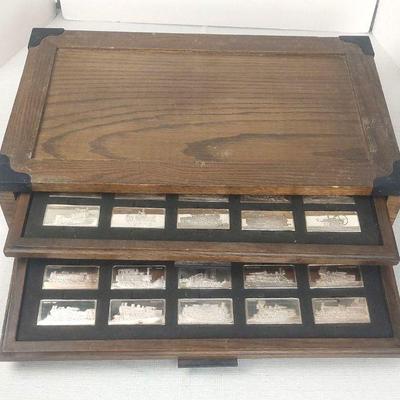 Franklin Mint Train Silver Ingots