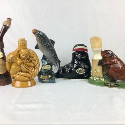 BEDO800 Vintage & "Rare Antique" Zodiac, Collectible Decanters	Collection of decorative alcohol decanters, including rare...