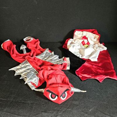   Martha Stewart Small Dog Costumes - Dracula and a Flying Dragon both Size M 