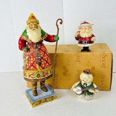 Jim Shore Santa with Skates Figurine "Yuletide Greetings"- 4005296