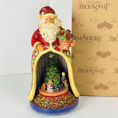 Jim Shore Musical Figurine "Christmas Spirit Lives Within"- 4006647