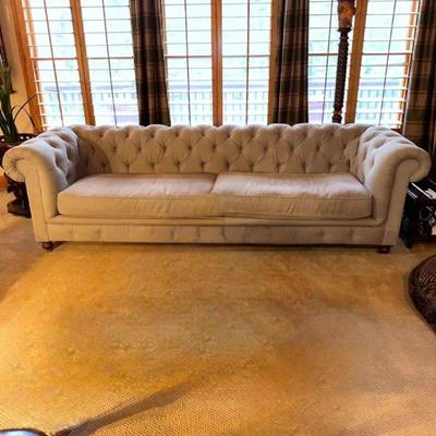 Restoration Hardware Tufted Sofa