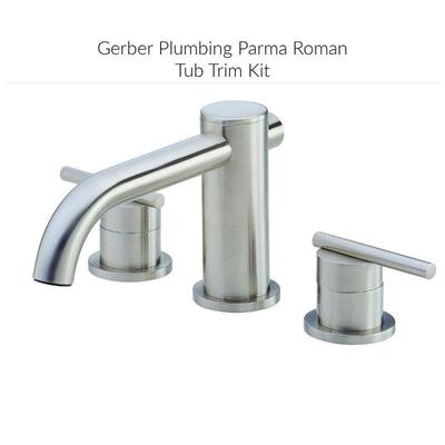 Danze by Gerber Plumbing Parma Roman Tub Faucet Trim Kit in Brushed Nickel - New In Box