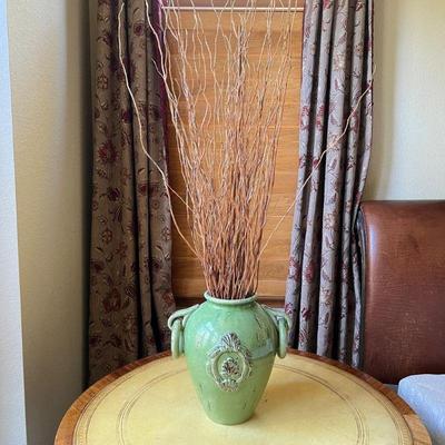 Green Glazed Planter