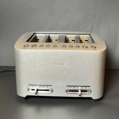 Brushed Nickel Breville Four Slice Toaster