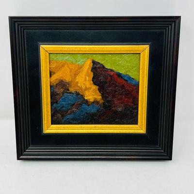 Framed Original Art of Pike One of Summit County in Oil on Canvas by Local Artists