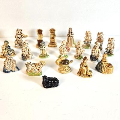 Wade England Porcelain Miniatures of Mother Goose Nursery Rhymes - Set of 19 Assorted