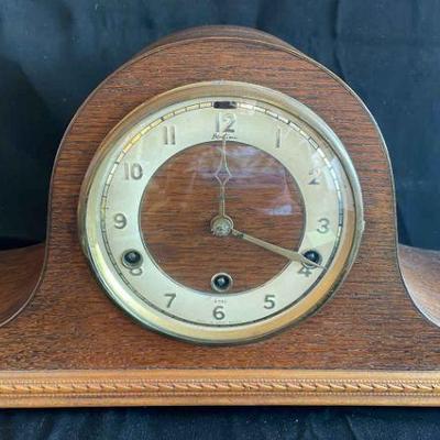Antique Bentima 8 Day Mantle Clock * Great Britain * Wind Up
