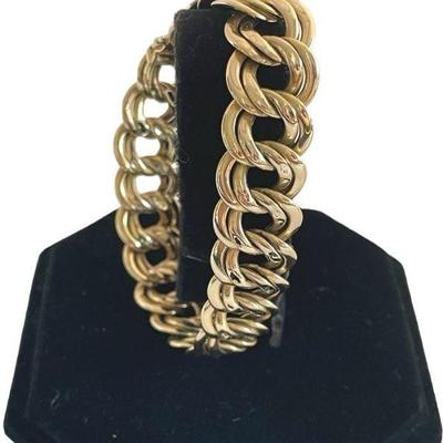 14K Yellow Gold Links Ladies Bracelet * 17.35 Grams
