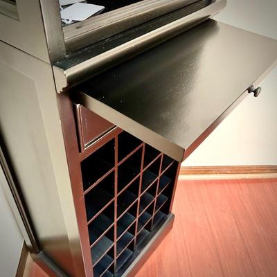Pottery Barn modular bar hutch