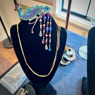 Jewelry - gold, sterling, pearls, Gucci watch, Christian Dior earrings, and vintage and newer pieces