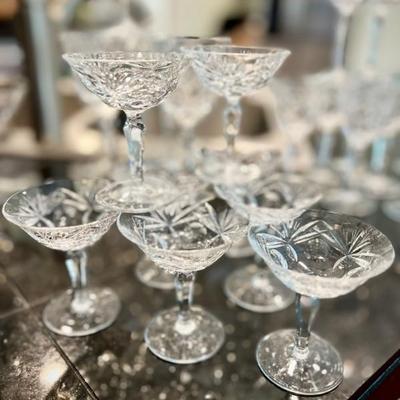 Nachtmann Bleirkristall crystal wine glasses, cordials, whiskey glasses, and more from Bavaria/Germany