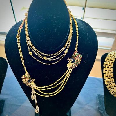 Jewelry - gold, sterling, pearls, Gucci watch, Christian Dior earrings, and vintage and newer pieces