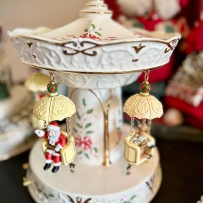 Lenox Holiday Carnival Swing Music Box 