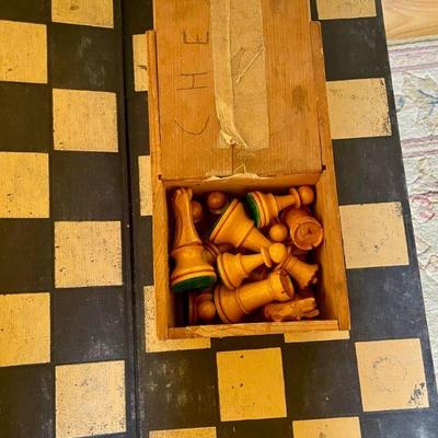 Vintage chess set