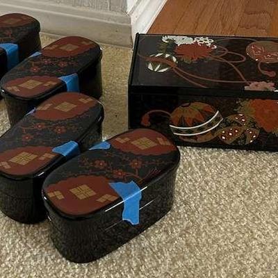 MMM044- Assorted Lacquered Boxes 