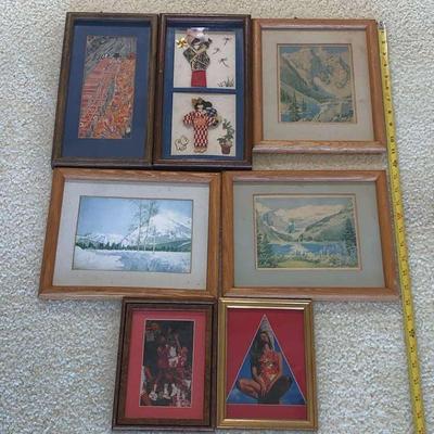 MMM164 Miscellaneous Framed Artworks