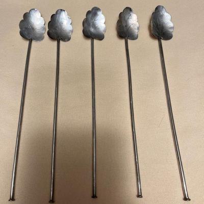 MMM256 Five Sterling Silver Spoons 
