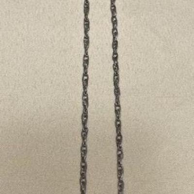 MMM257 28”l Sterling Silver Necklace 