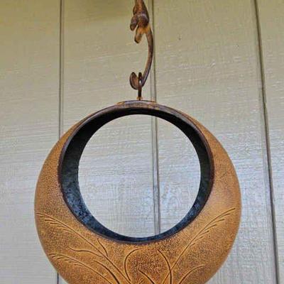 MMM099-Japanese Metal Hanging Flower Tamashi Hori