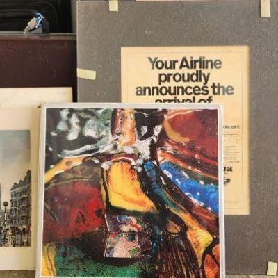 MMM247 Three Vintage Ad Prints Including Aloha Airlines