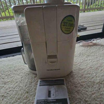 MMM095-Hamilton Beach Health Smart Juice Extractor