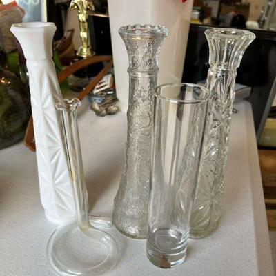 MMM016- Various Glass Vases