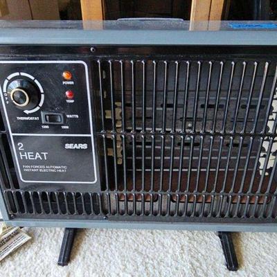 MMM085-SEARS Fan Forced 2 Heat Electric Space Heater