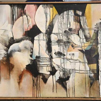 MMM237 Original Painting On Strecthed Canvas