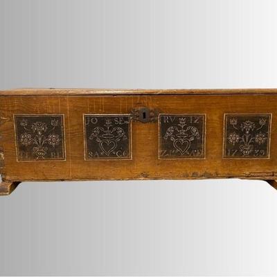 German Dower Chest, Circa 1732
