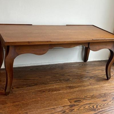 Provincial Style Carved Coffee Table
