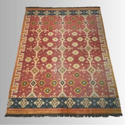 Turkish Kilim Hand Knotted Wool Rug
