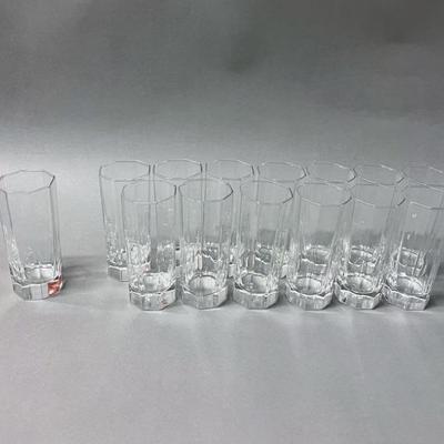 Set Of 14 Octagonal Shot Glasses
