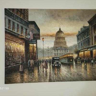 DC STYLIZED OVERSIZED PAINTING