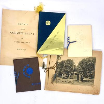 Vtg. Tufts College items
