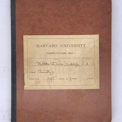 Vtg. Radcliffe exam book
