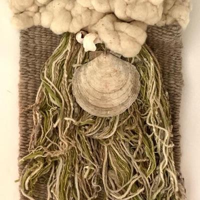 Hand woven wall hanging