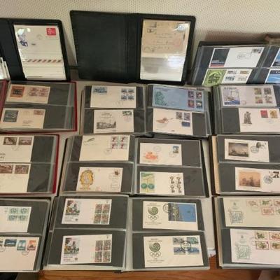Large collection of US and foreign first-day covers