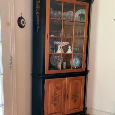 Hitchcock corner cabinet
