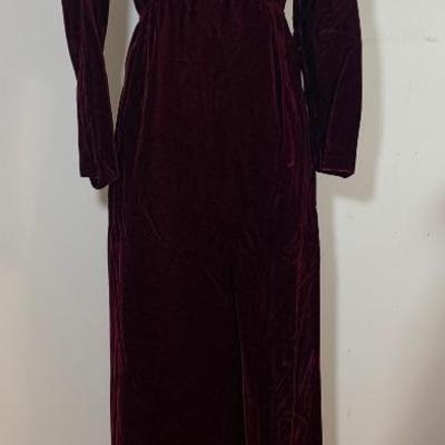 70’d cranberry maxi